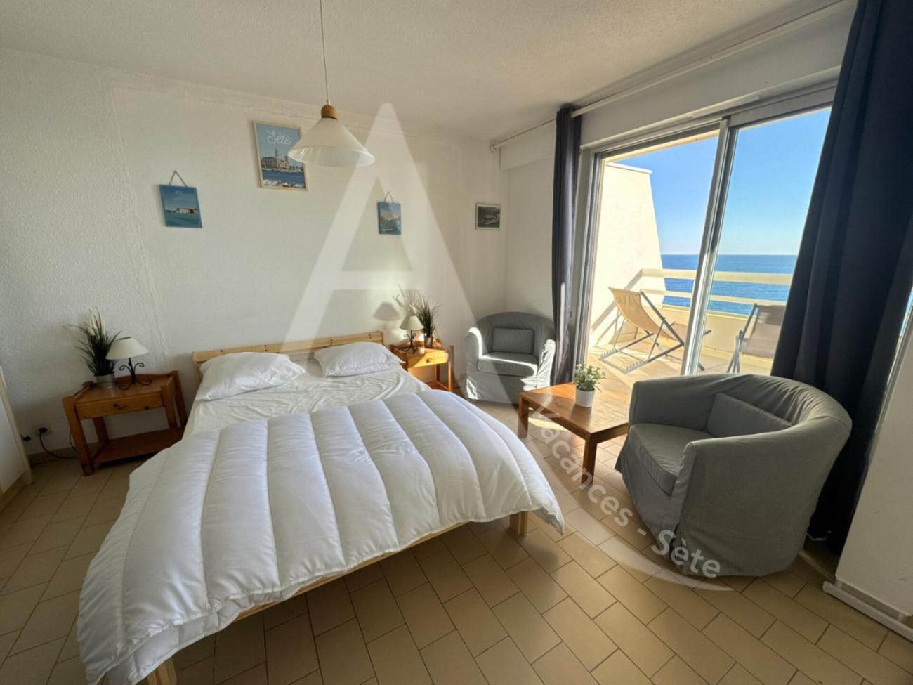 40 M², 1Ere Ligne Mer, Dernier Etage Avec Ascenseur Sète Extérieur photo